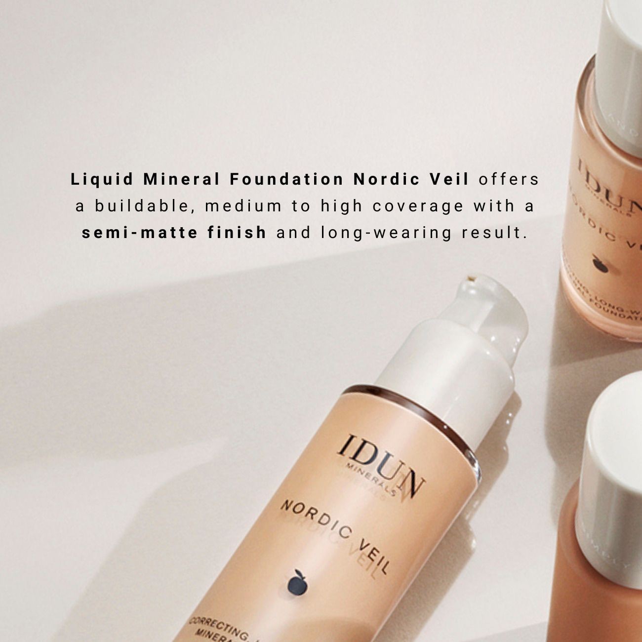 IDUN Minerals Foundation Flüssig-Mineral-Foundation Nordic Veil - 26 ml