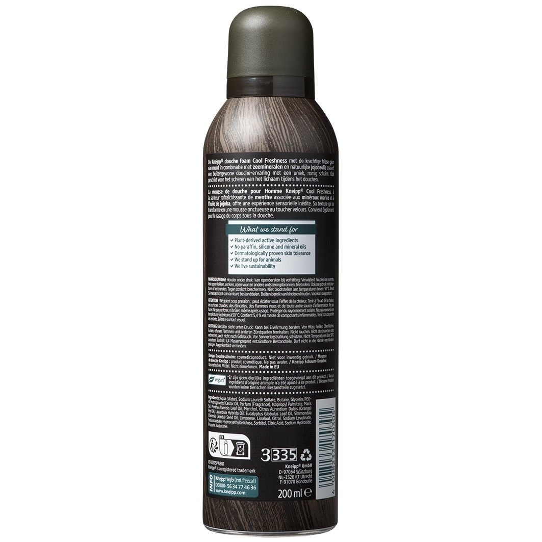Kneipp Duschschaum Kneipp MEN Duschschaum Cool Freshness 200 ml - 200 ml
