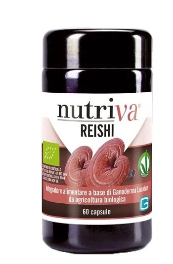 NUTRIVA Nutriva Reishi 60 plantaardige capsules immuunverdedigingssupplement
