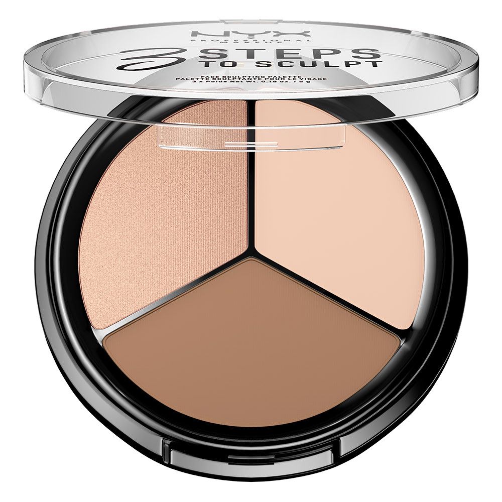 Koraci za oblikovanje Fair Face Contour palete Kontura lica