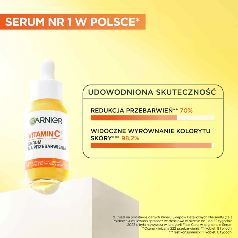 Sérum iluminador com vitamina C da Garnier