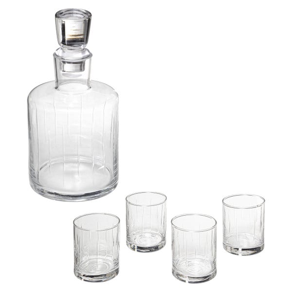 Karafka do whisky   4 szklanki, 350 ml, 5 elementów