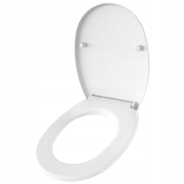 Deska sedesowa WC toaletowa wolno opadająca biała duroplast