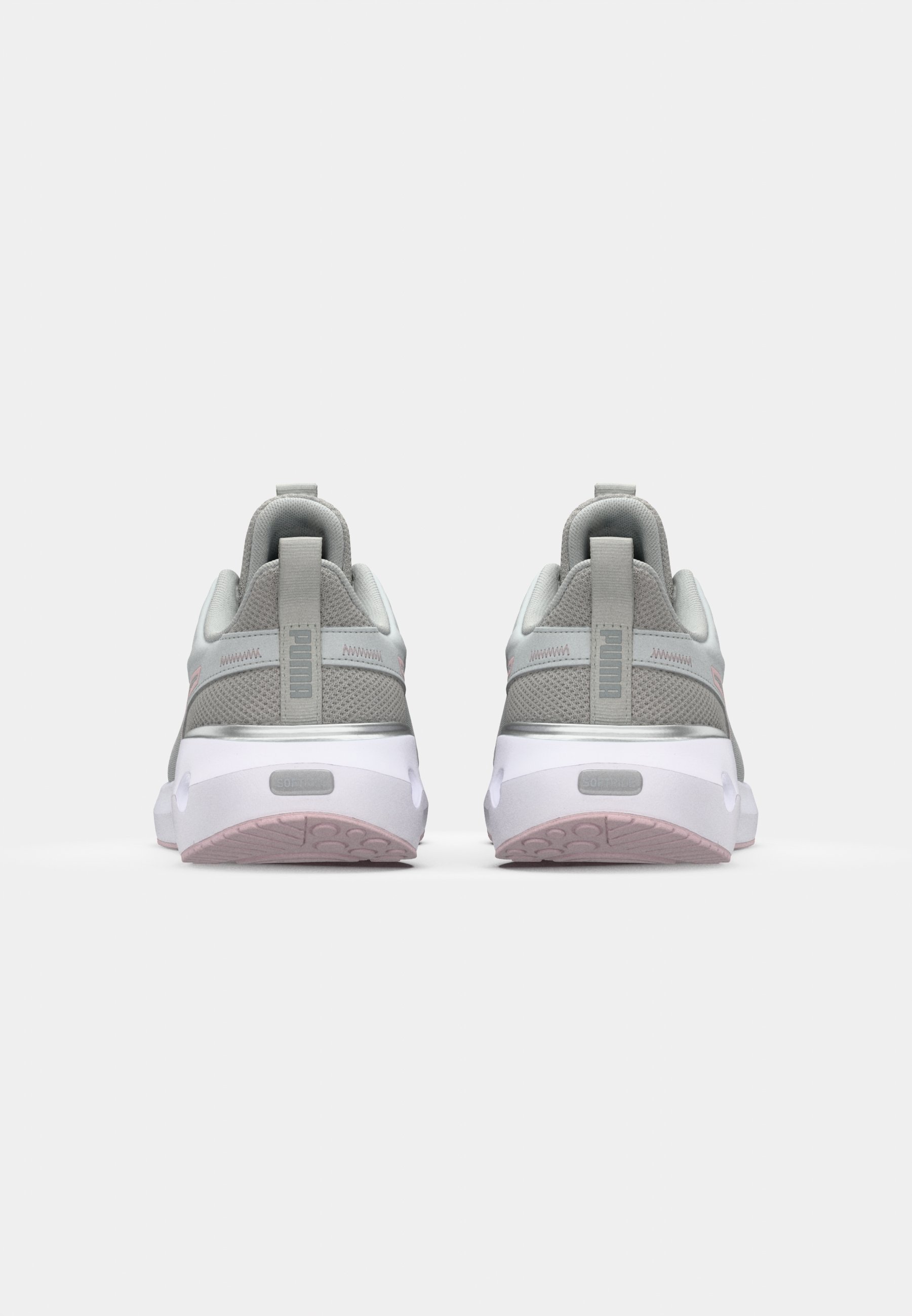 Puma SOFTRIDE CARSON UNISEX - Scarpa da allenamento - grigio chiaro/malva rosa/argento