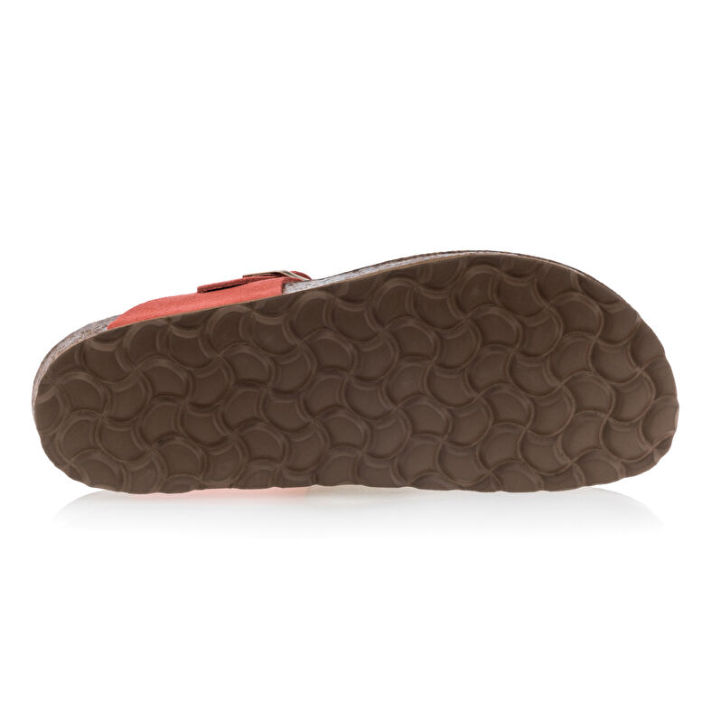 Sandalias naranjas para mujer / Zapatos de punta abierta
