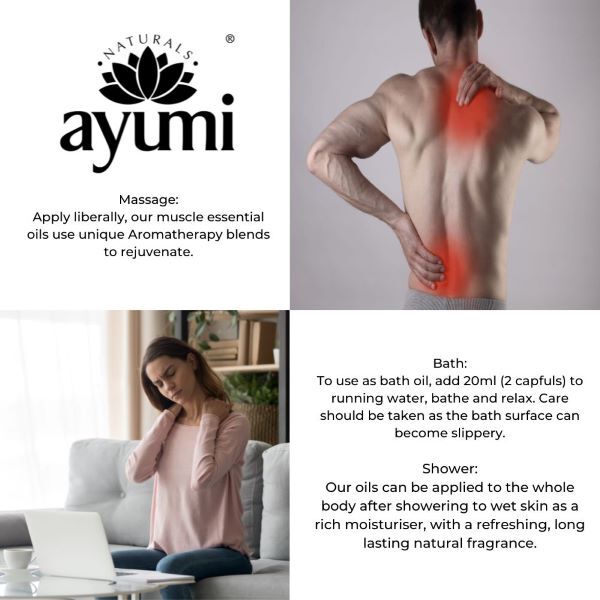 Ајуми Натуралс уље за масажу мишића 250 мл