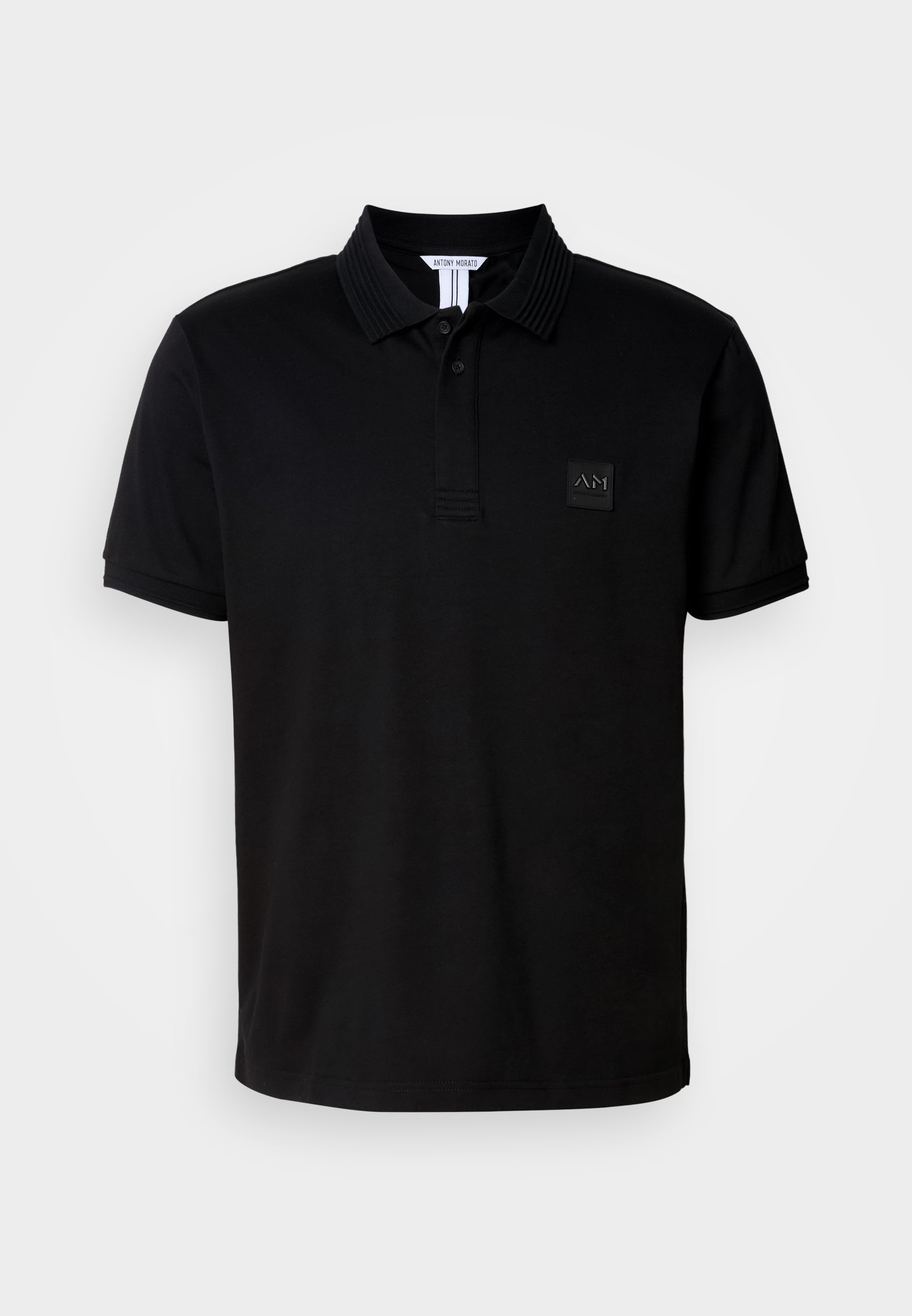 Antony Morato REGULAR FIT CON LOGO METALLICO - Polo - nera