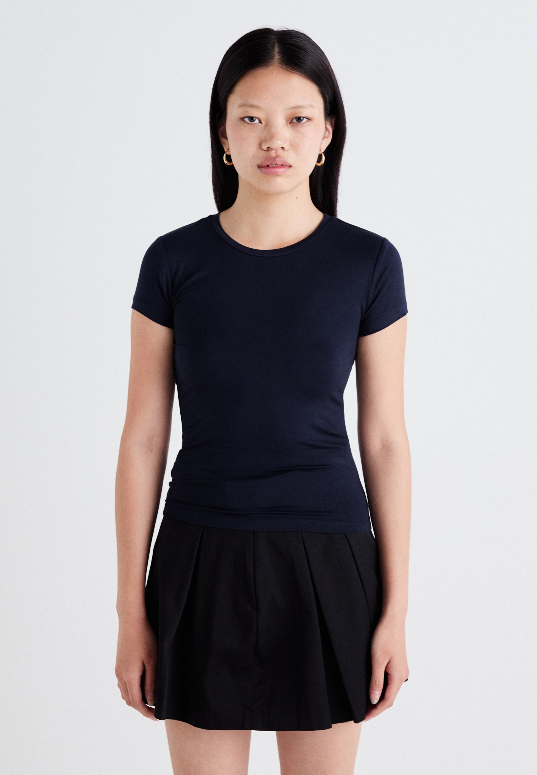 Gina Tricot SOFT TOUCH - Basic T-shirt - Sky Captain