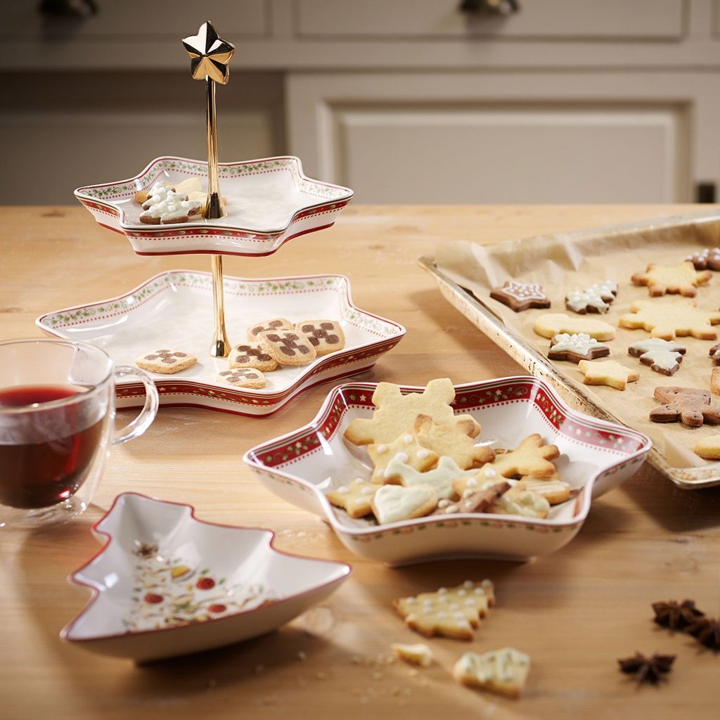 Villeroy & Boch Hulst Winter Bakery Delight daudzpakāpju servēšanas statīvs - 1 gab.