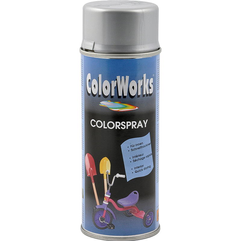 Vernice spray ColorWorks 400ml Argento Colorworks