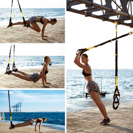  Kit d'entraînement en suspension F&H Fitness