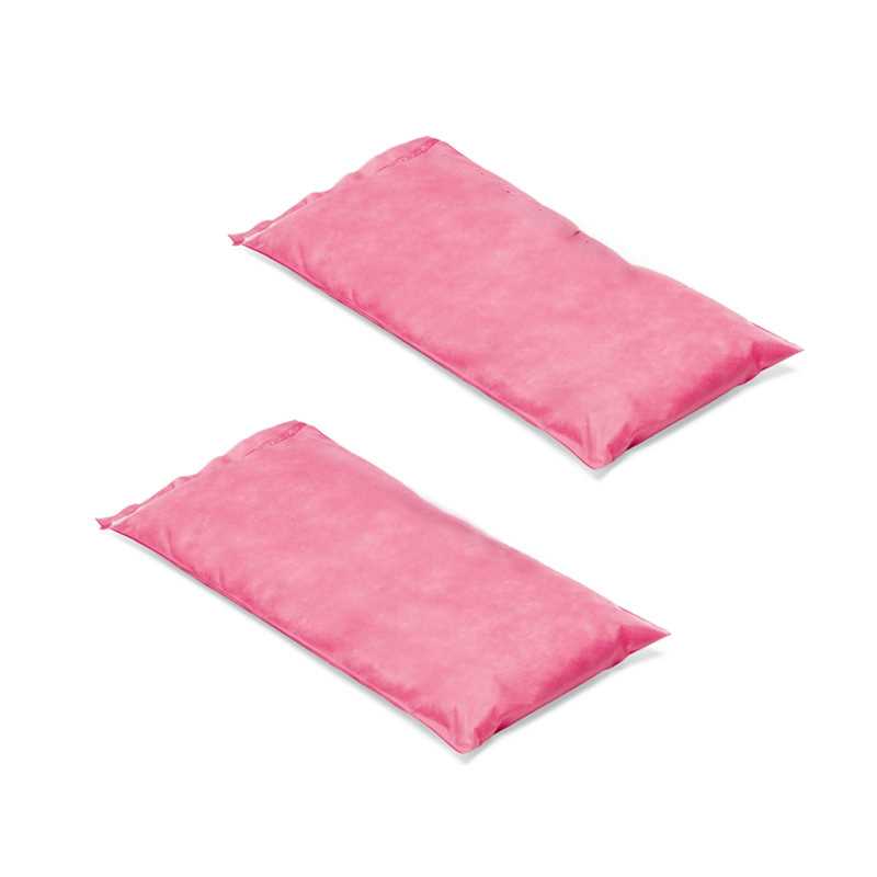Almohada absorbente de productos químicos rosa de 20 cm x 25 cm