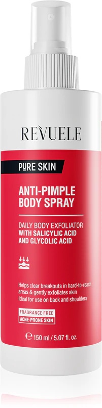 Revuele Pure Skin sprej za telo proti mozoljem in aknam