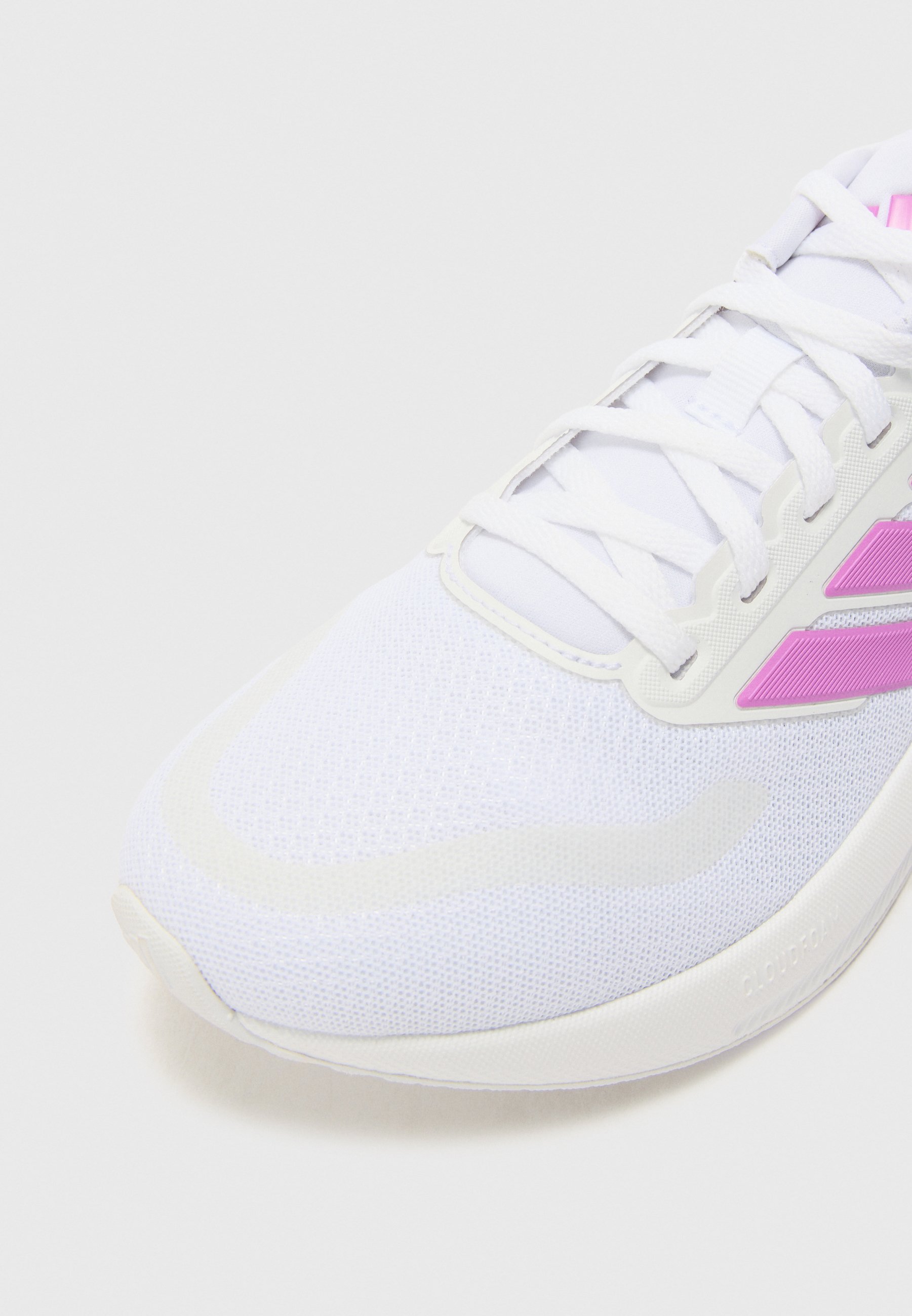 adidas Performance RUNFALCON - Chaussures de running sur route - blanc/violet/bleu clair