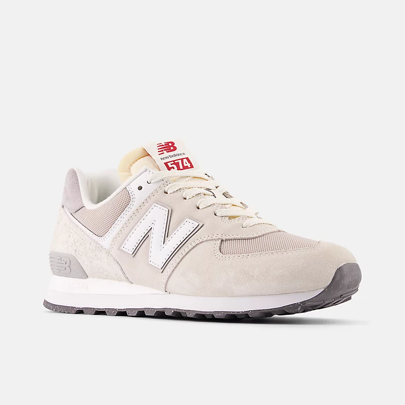 Unisex 574 - Zeezout met NB 102 Wit
