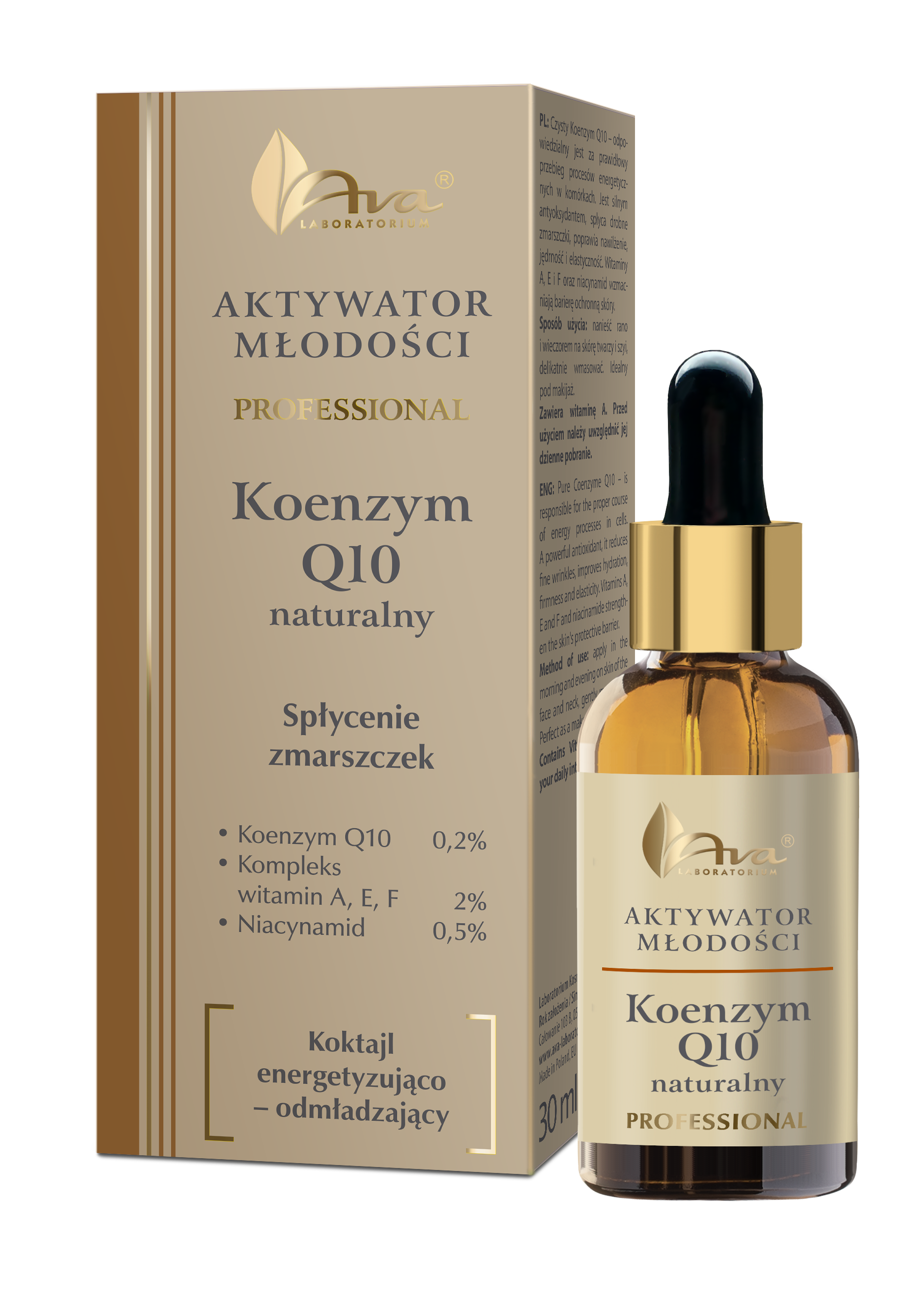 Ava koenzim Q10 30ml Fiatalság Aktivátor