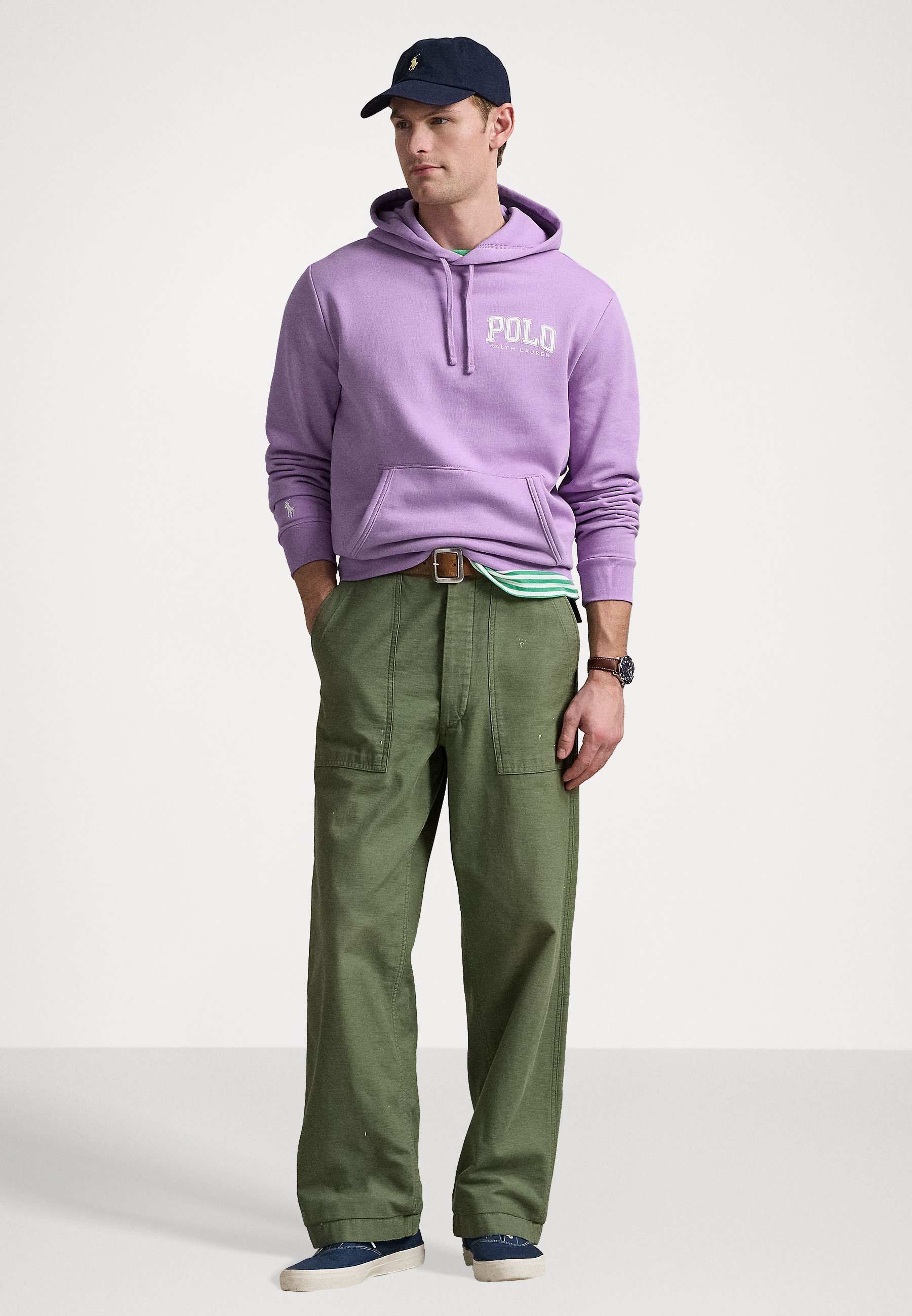 Polo Ralph Lauren LOGO HOODIE - Sweatshirt - lichtpaars