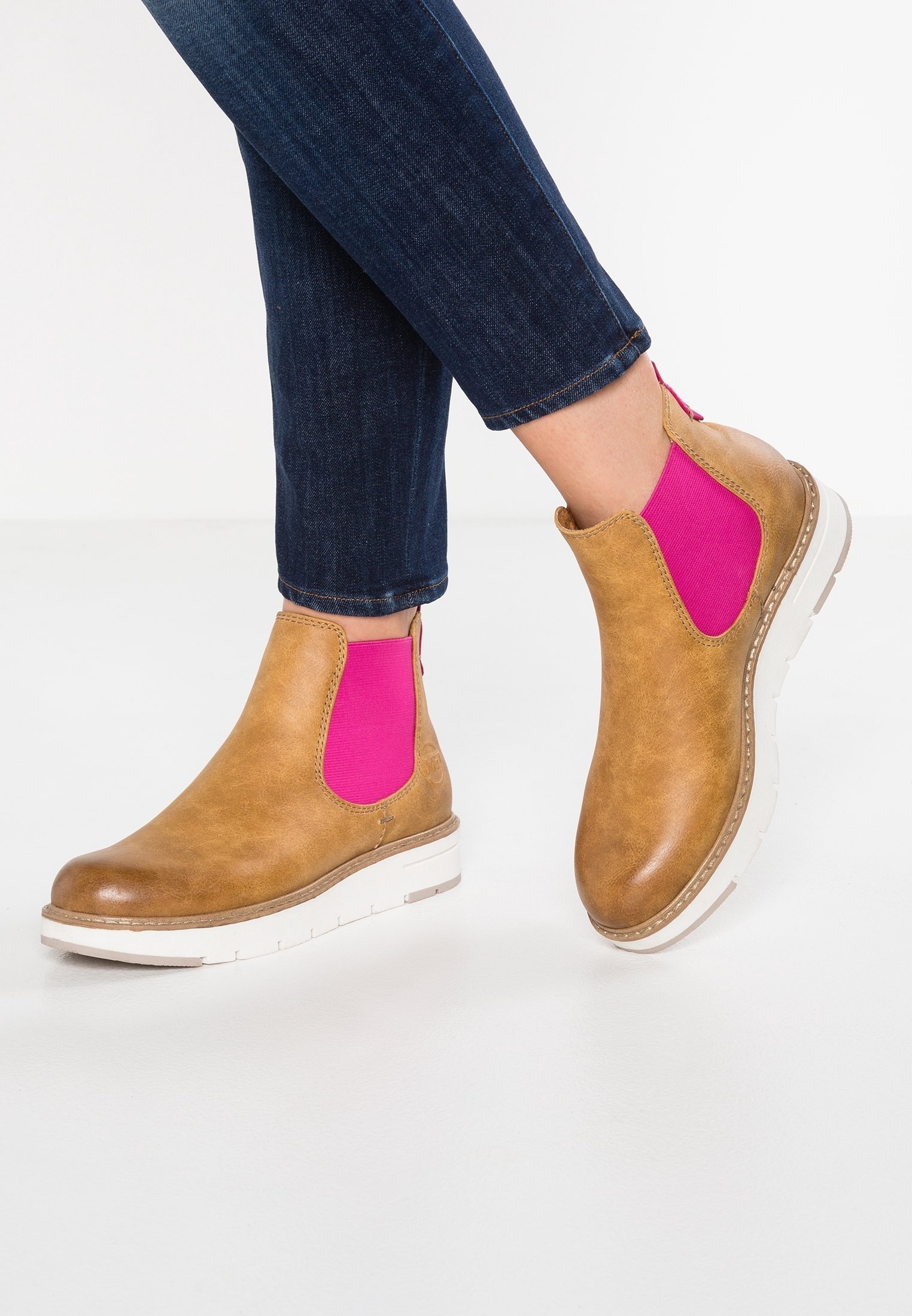 Bottines Marco Tozzi - jaune moutarde