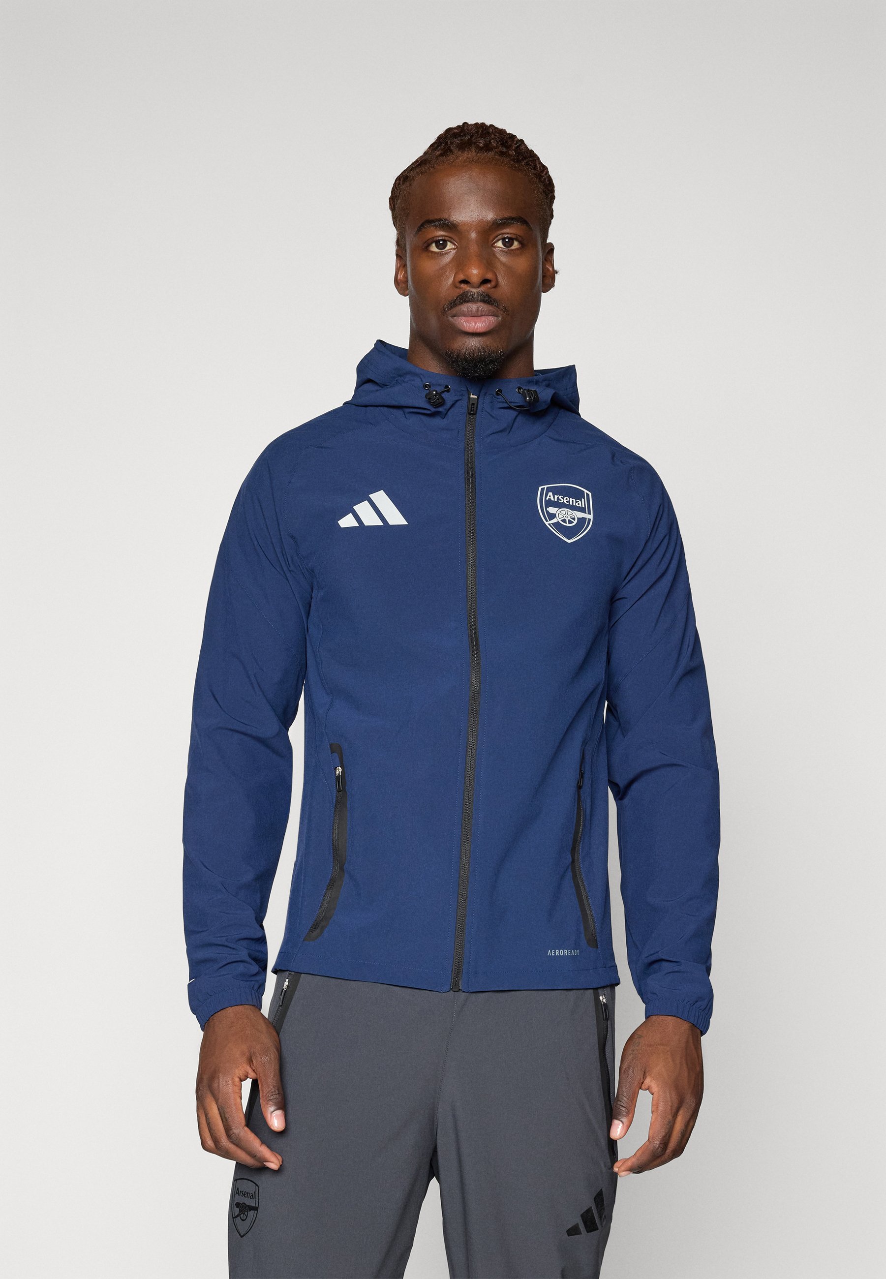adidas Performance ARSENAL FC TIRO25 COMPETITION VIS TECH TRAVEL JACKET - Clubkleding - nacht indigo
