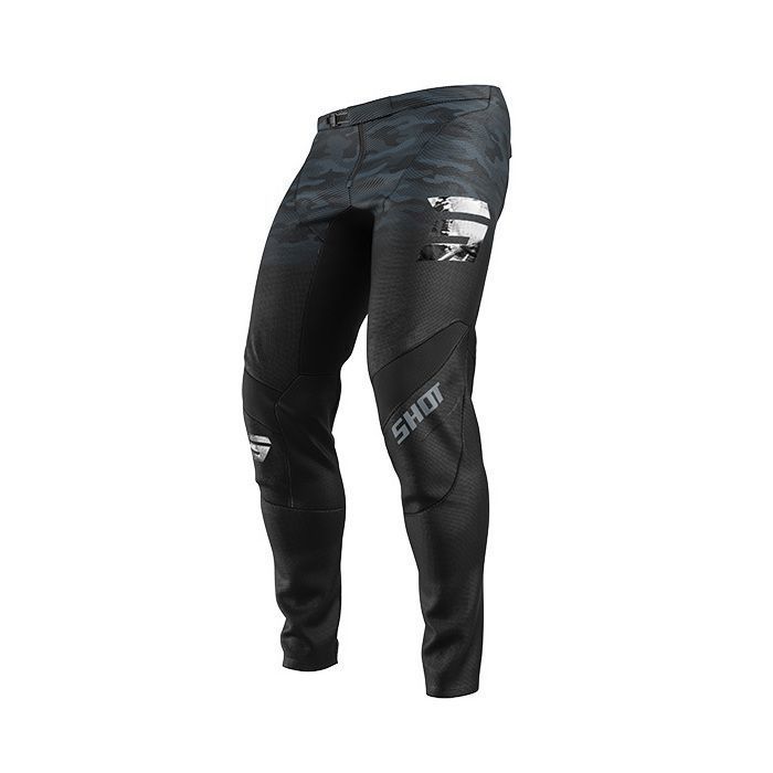 Pantalon moto cross SHOT RACE GEAR Contact Tactic Black Grey