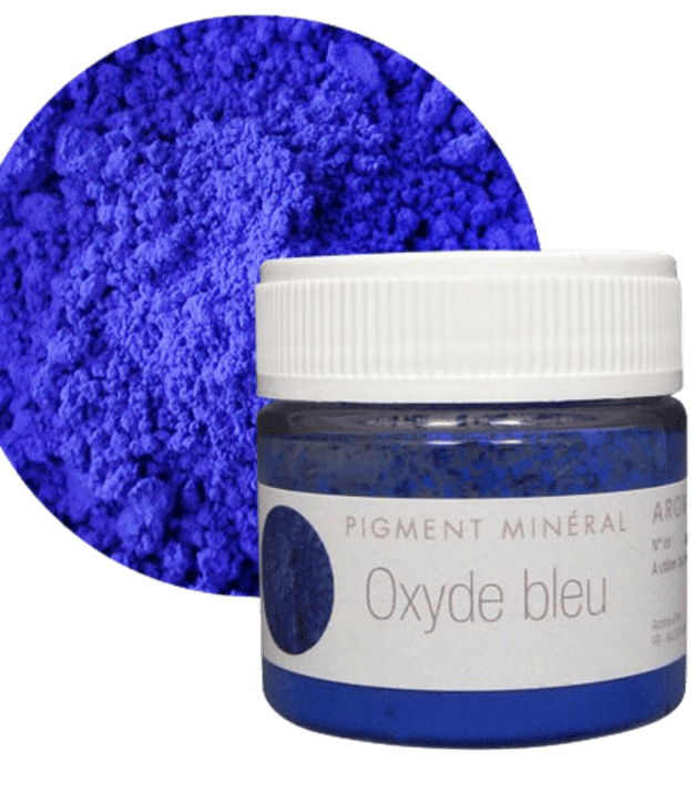 Oxyde minéral bleu