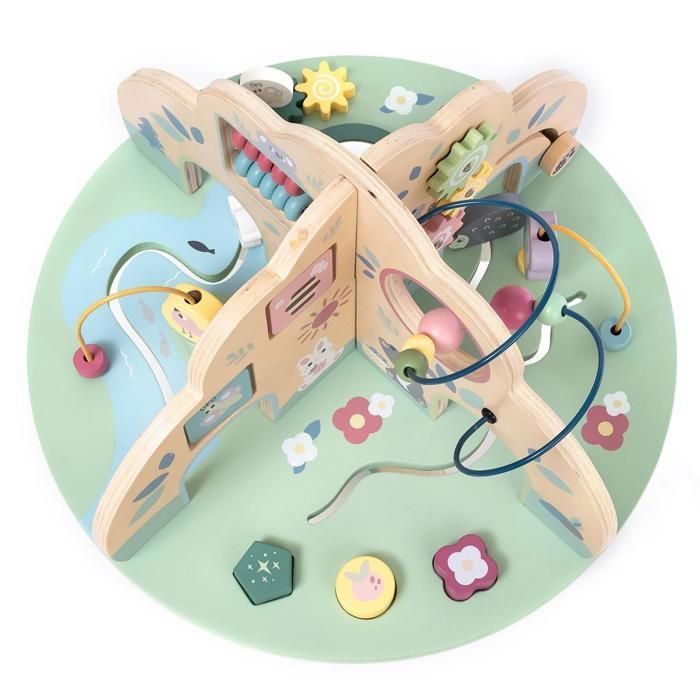 Multi-Game Table - Educational Toy - MAMABRUM - Multifunctional Tree - 4 Activity Zones