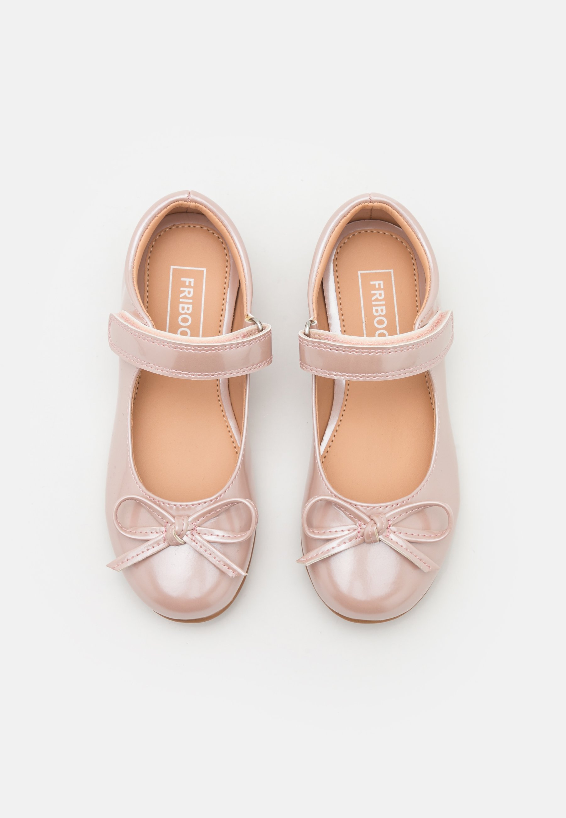 Friboo ballerina's met enkelbandje - lichtroze