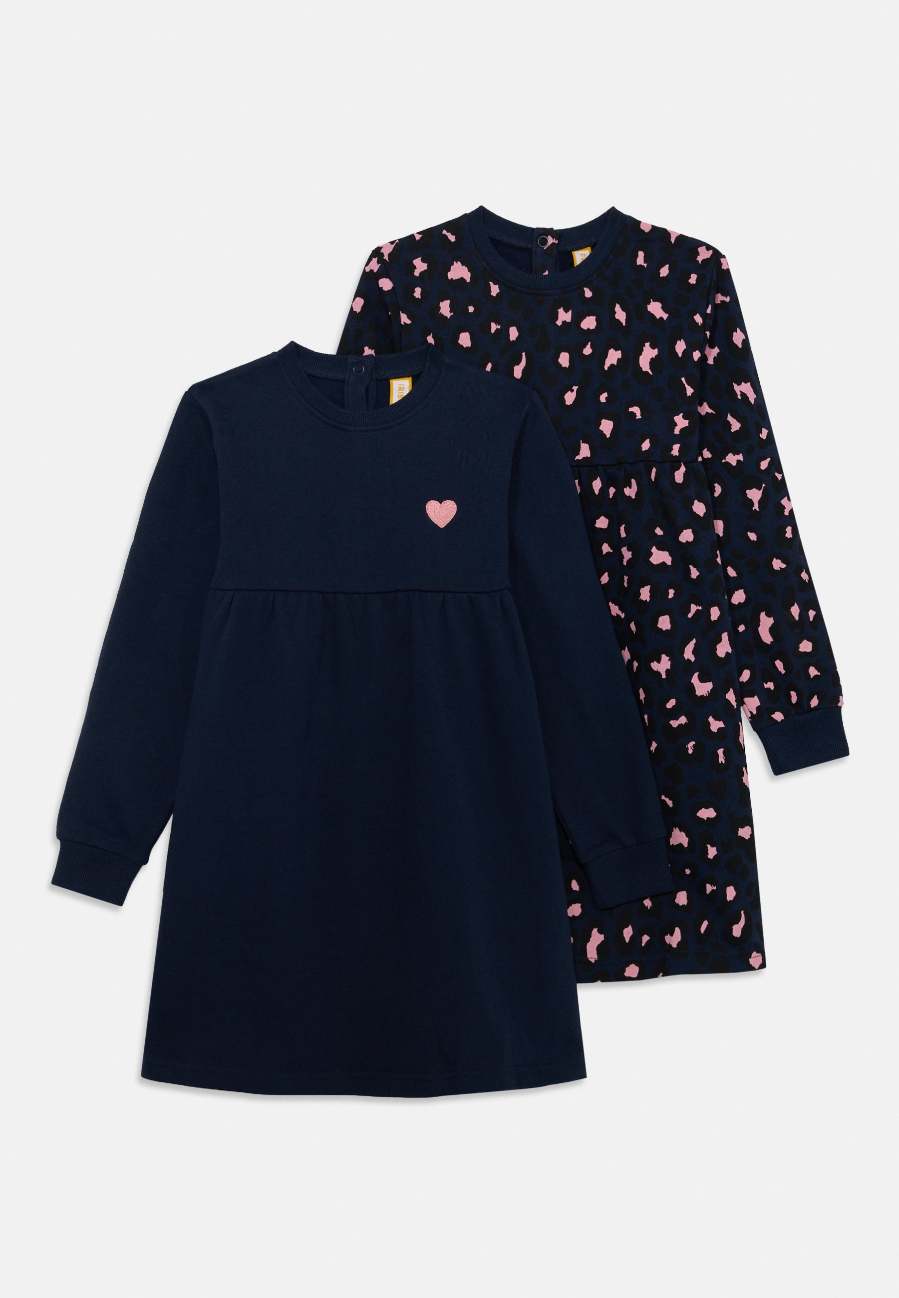 Lot de 2 robes Friboo - Robe de jour - noir/rose