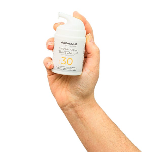 Naturligt solskyddsmedel för ansiktet SPF30 | 50 ml