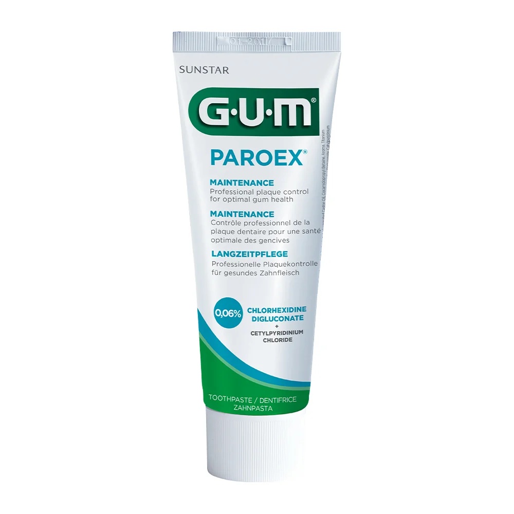 Tandpasta GUM Paroex 0.06 Chx 75 ml met chloorhexidine en cetylpyridiniumchloride