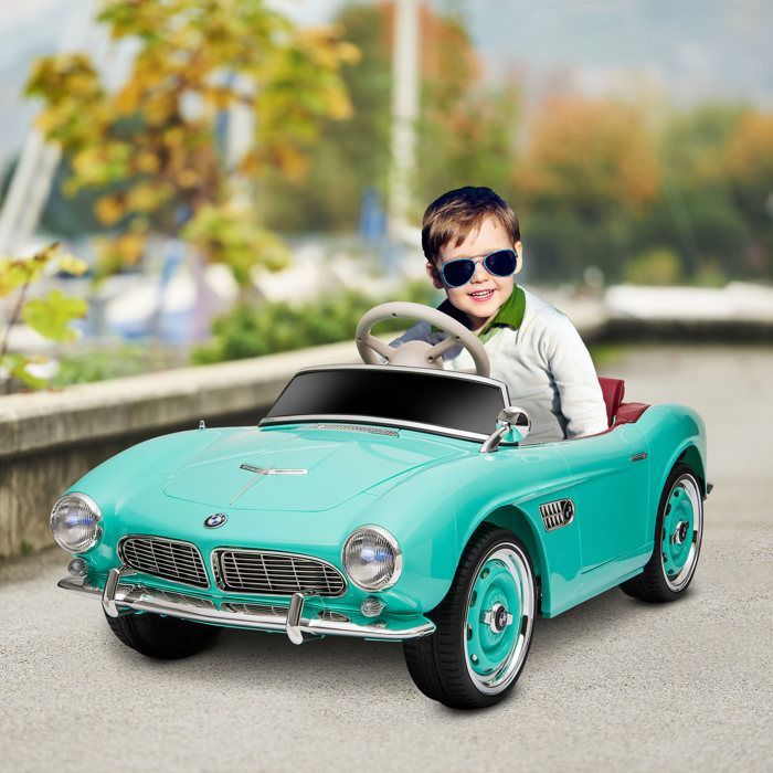 HOMCOM - Electric ride-on car for children - Polypropylene - 115x55x47cm - Green