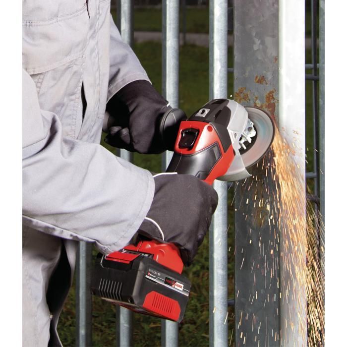 Einhell Meuleuse d'angle 115mm sans fil TC-AG 18/115 Li- Solo PXC (18V, 8500 trs/min) Livré sans Batterie ni Chargeur