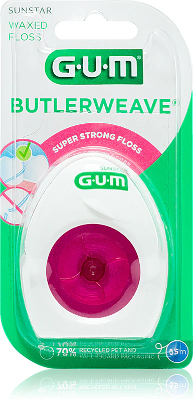 Fio dental encerado GUM Butlerweave