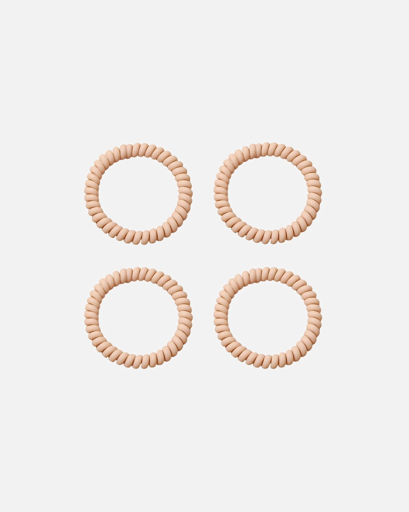 Gomas para el cabello SOHO con espiral ondulada - 4 unidades