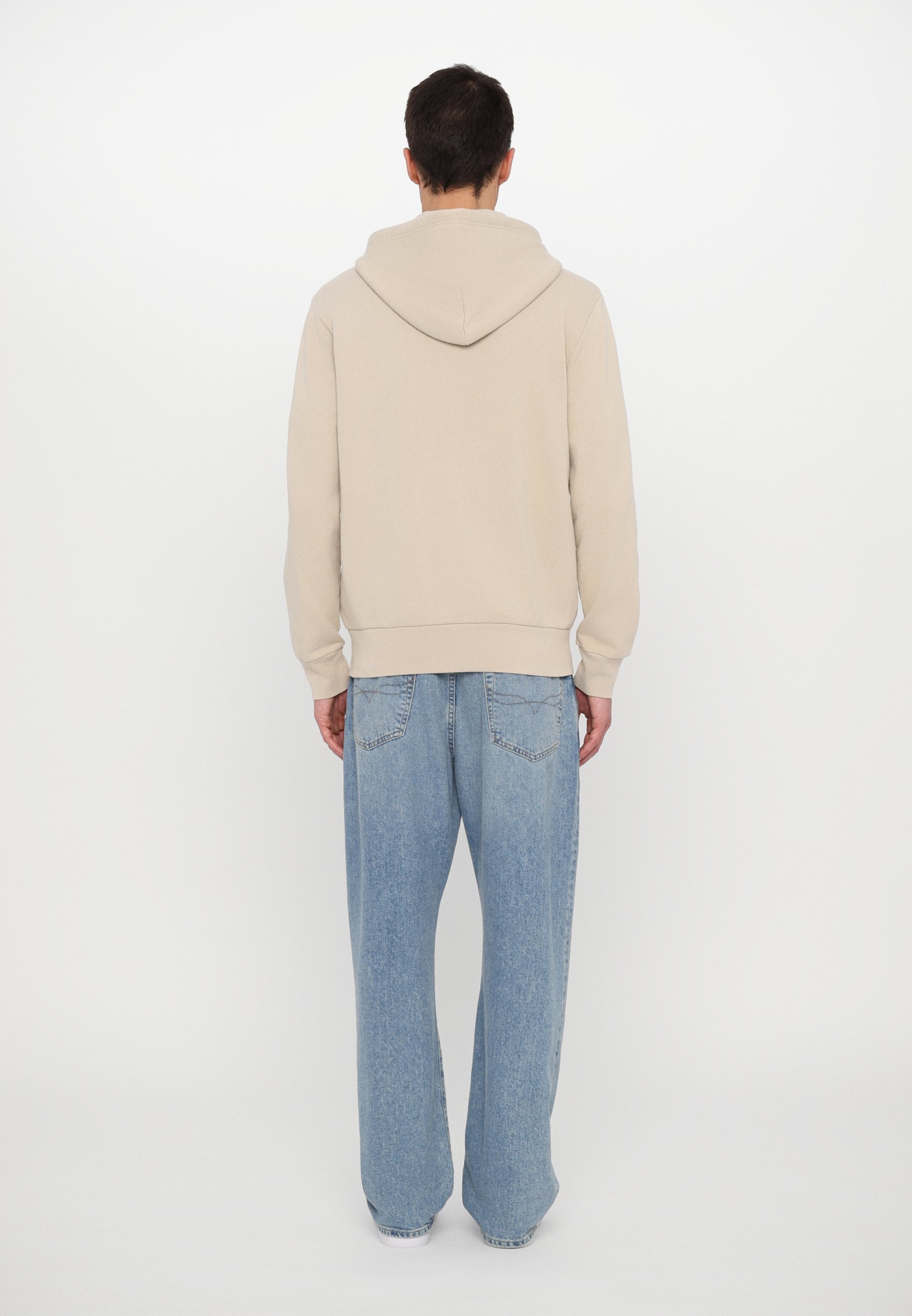 Polo Ralph Lauren LOOPBACK FLEECE HOODIE MET VOLLEDIGE RITS - Sweatshirt met rits - steengoedgrijs