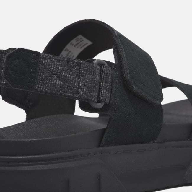 Sandalo a Doppia Fascia Greyfield da Donna in                colore nero