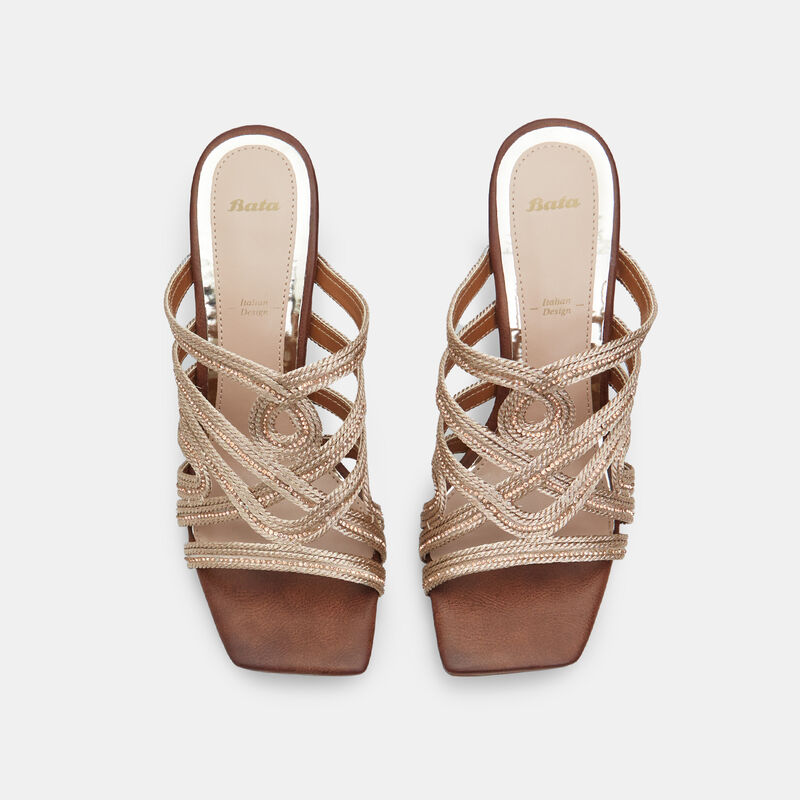BATA Damslippers med 8 cm klack