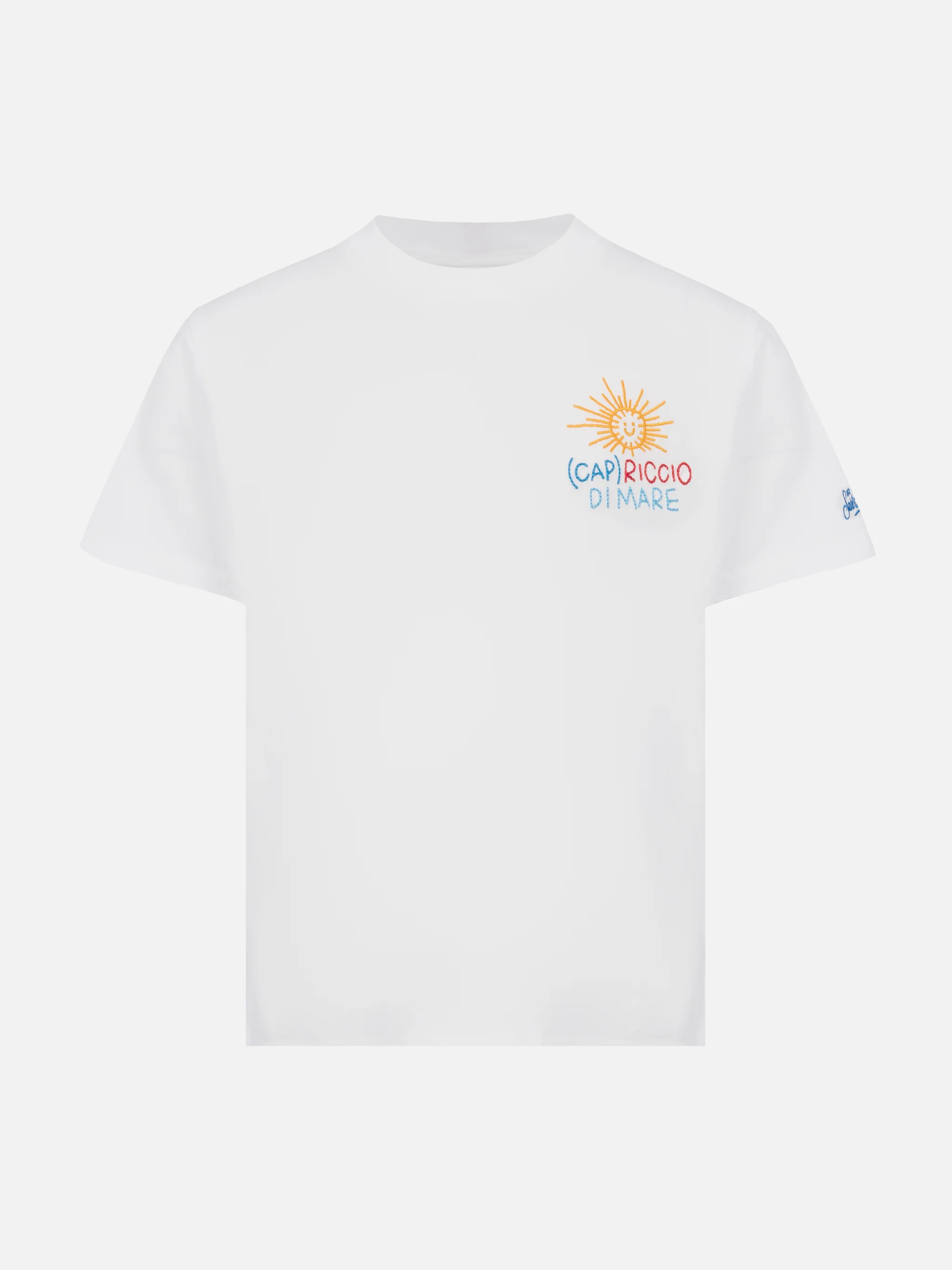 Portofino Jr T-shirt van katoenen jersey met borduursel (Cap)Riccio di Mar