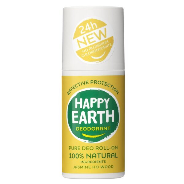 Happy Earth 100% prirodni dezodorans s mirisom jasmina i drveta Ho u roleru<br>75ml