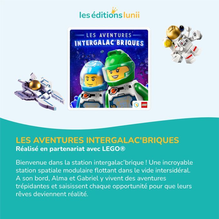 Lunii - Intergalac'briques Avonturen Boxset - Interactief luisterboek voor kinderen vanaf 5 jaar, verkrijgbaar bij My Story Factory
