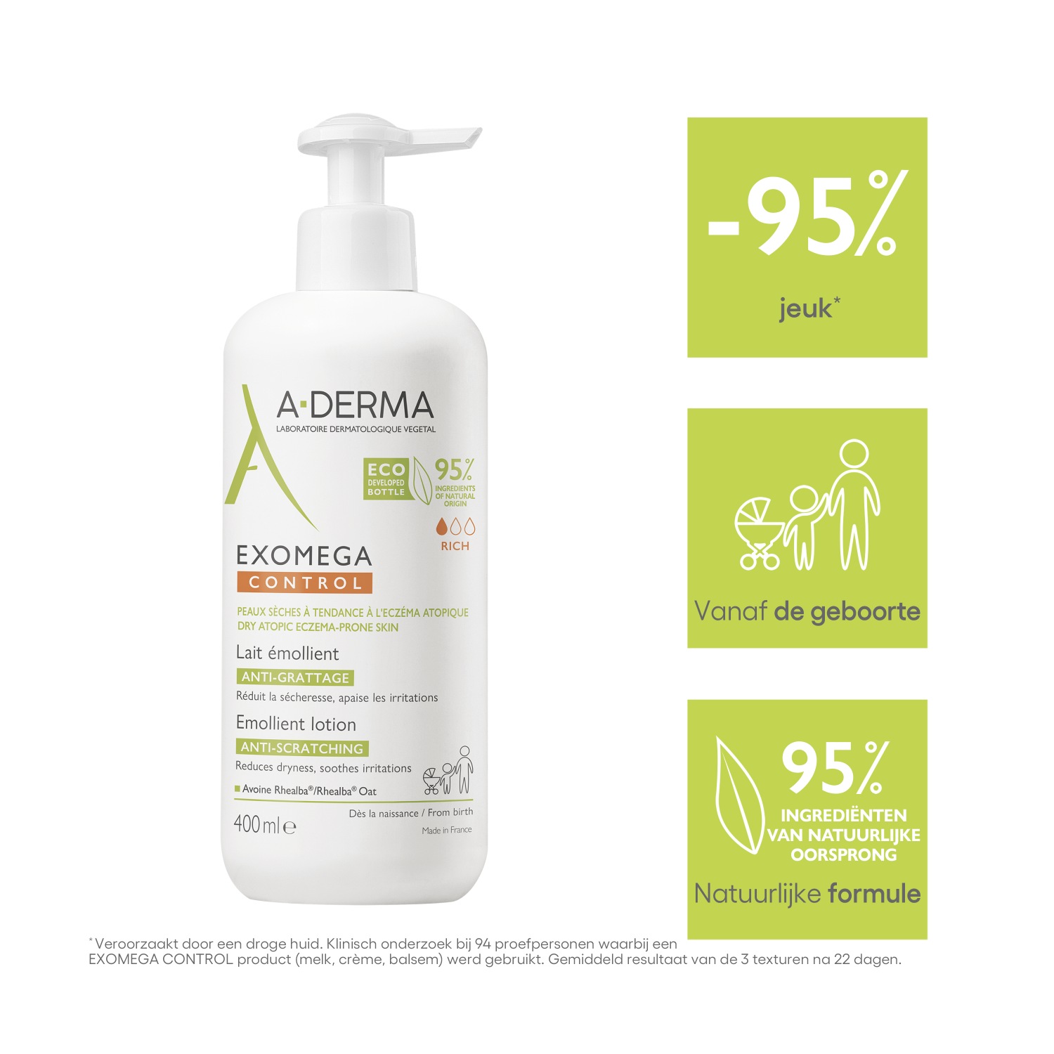 A-DERMA Exomega Control Bodylotion – 400 ml