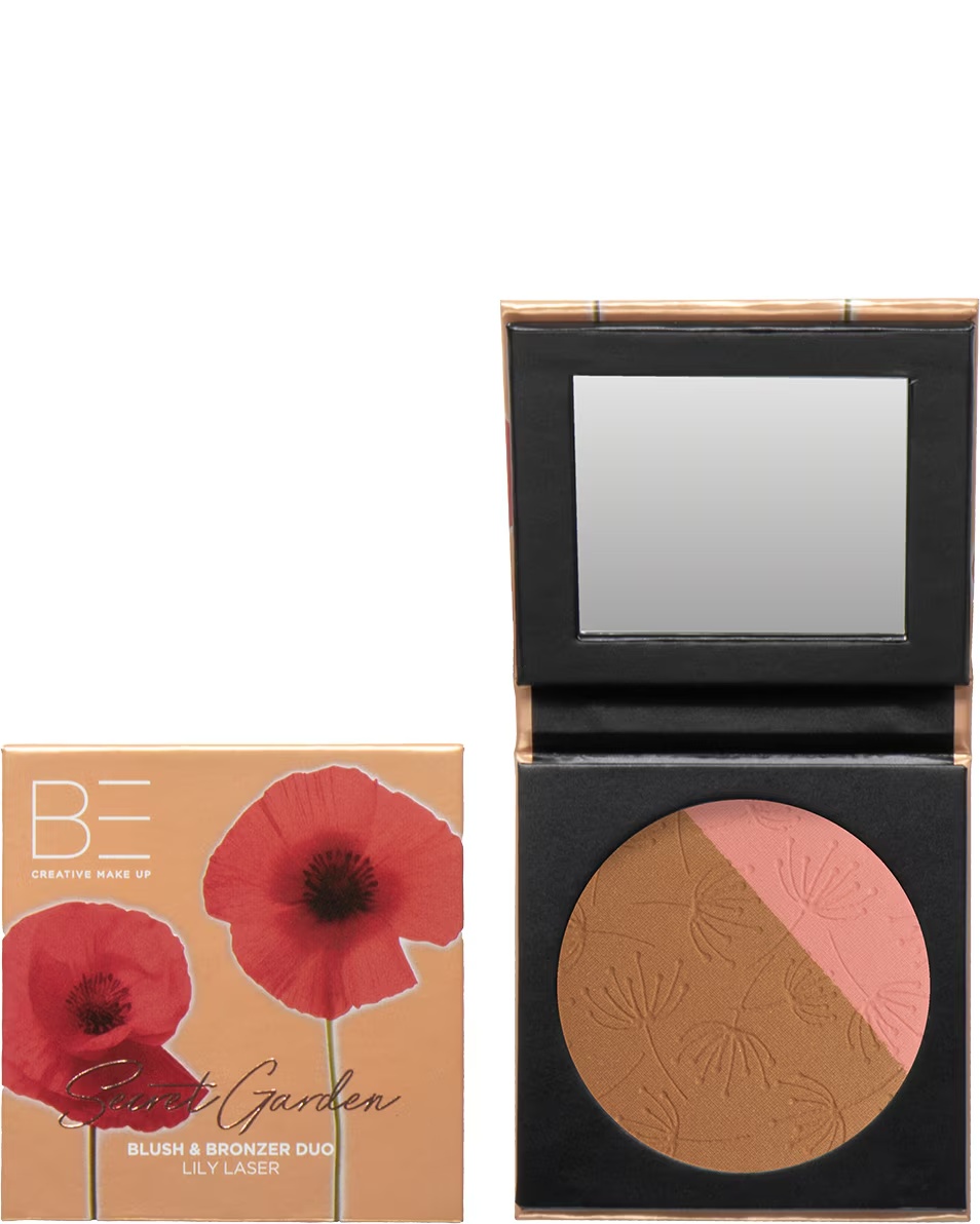 BE CREATIVE MAKE UP SECRET GARDEN COLLECTION Duo rumenila i bronzera