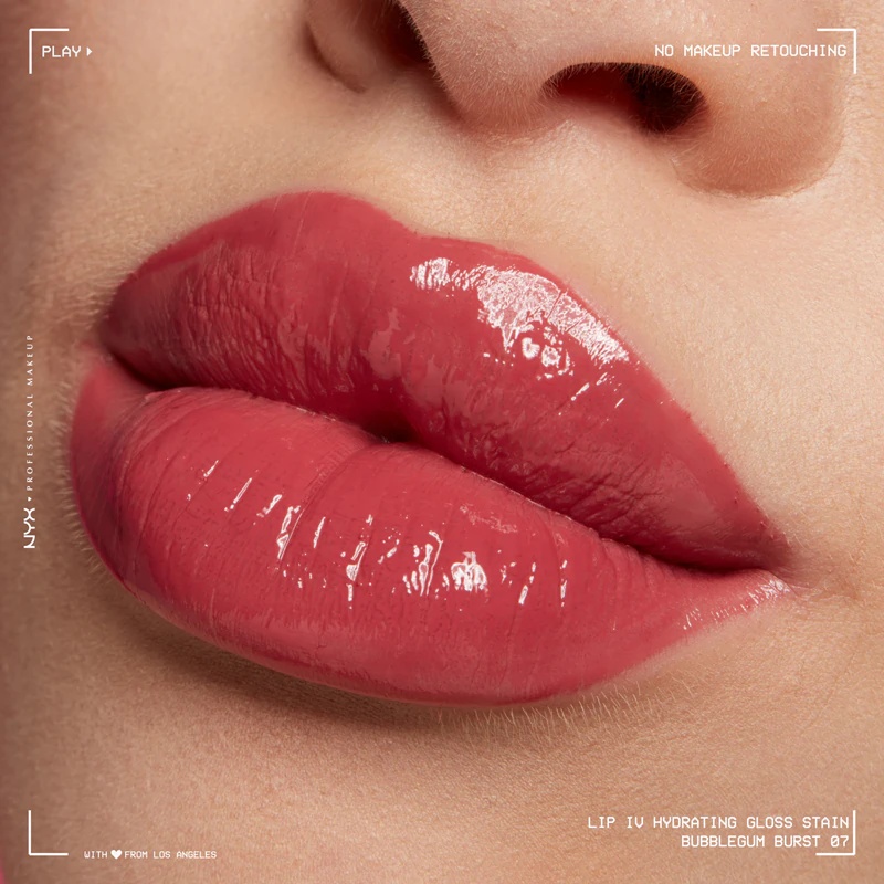 NYX Professional Makeup Lip IV ilgai išliekantis drėkinamasis lūpų blizgis