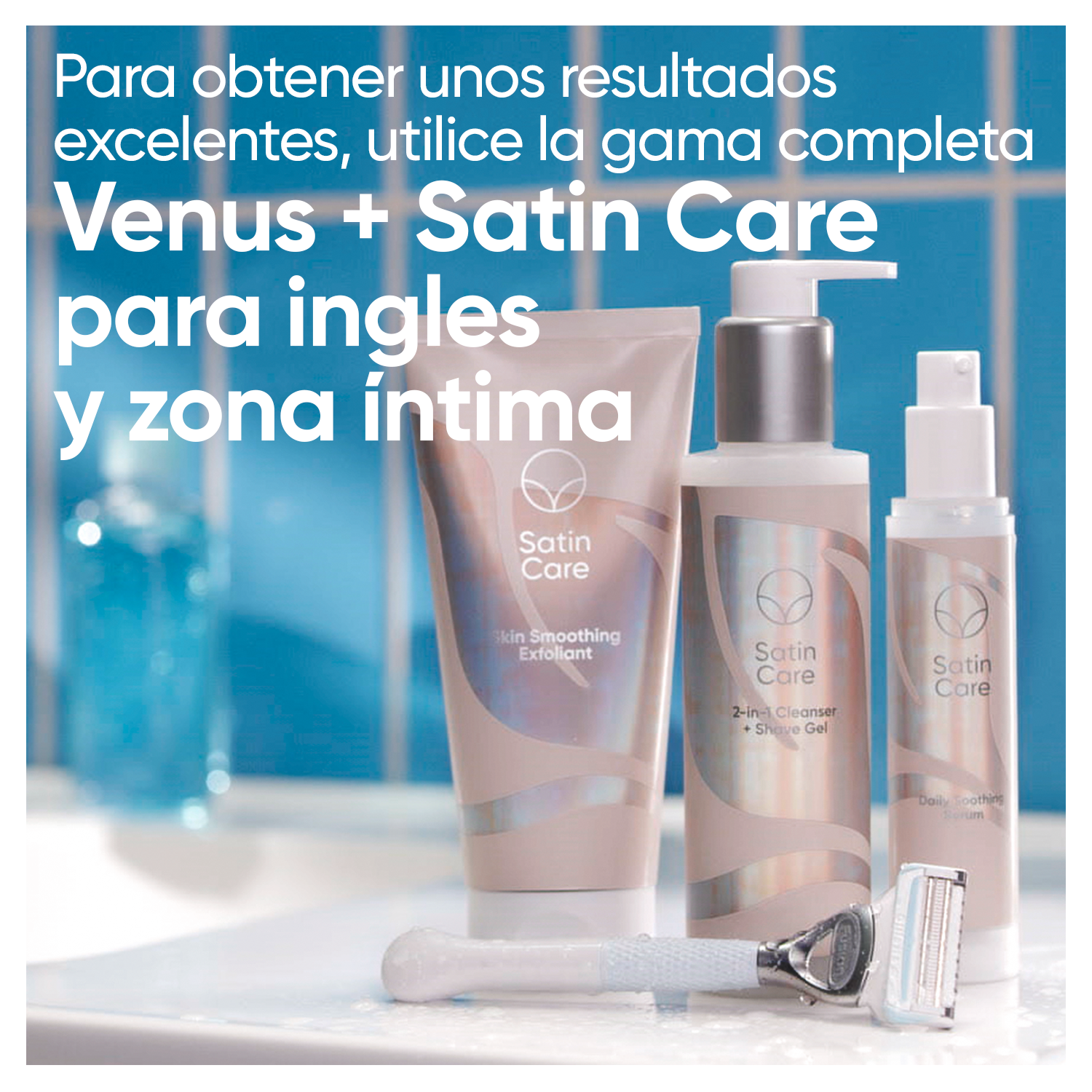 Venus Satin Care Nežen piling za kožo Pilingi za telo