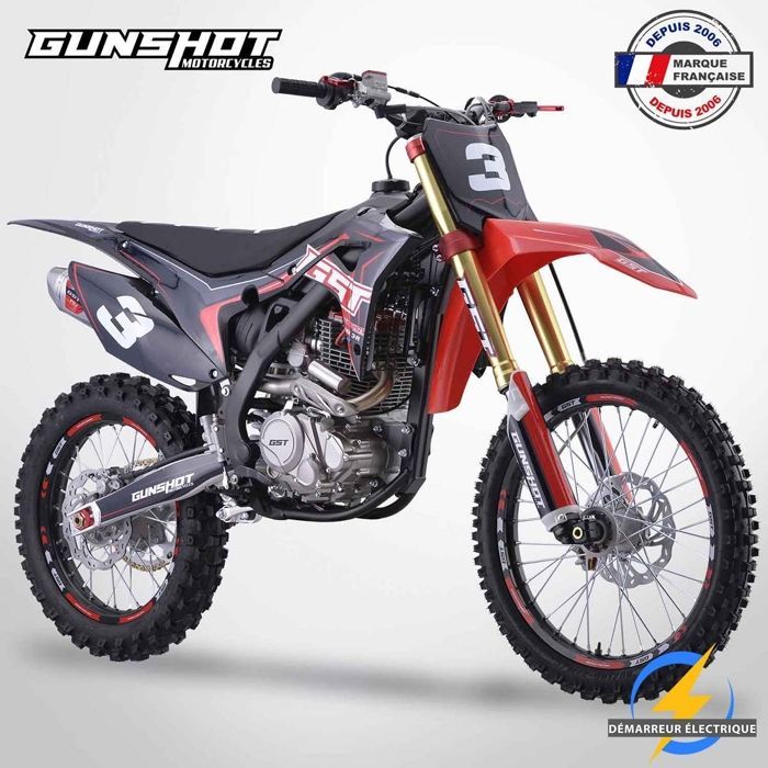 Moto Cross GUNSHOT 300 MX3-R 4V / Rojo
