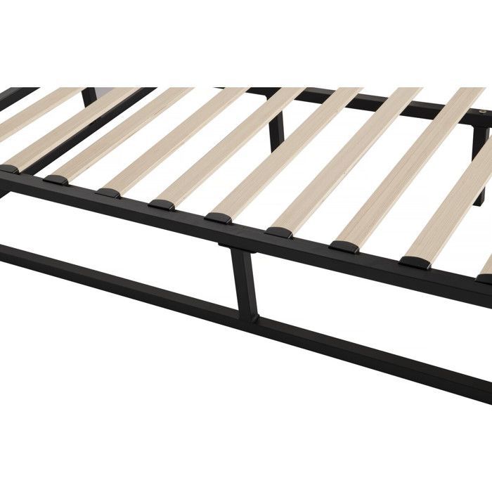Metalen bedframe 160 x 200 cm - Zwart