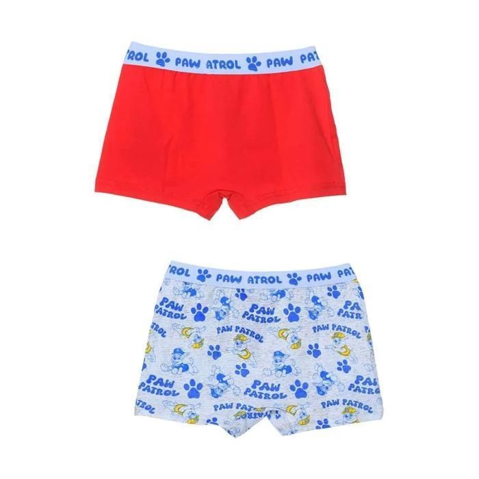Pack de 4 calzoncillos bóxer de algodón para niño - Patrulla Canina