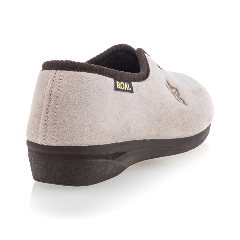 Pantoufles Femme Beige