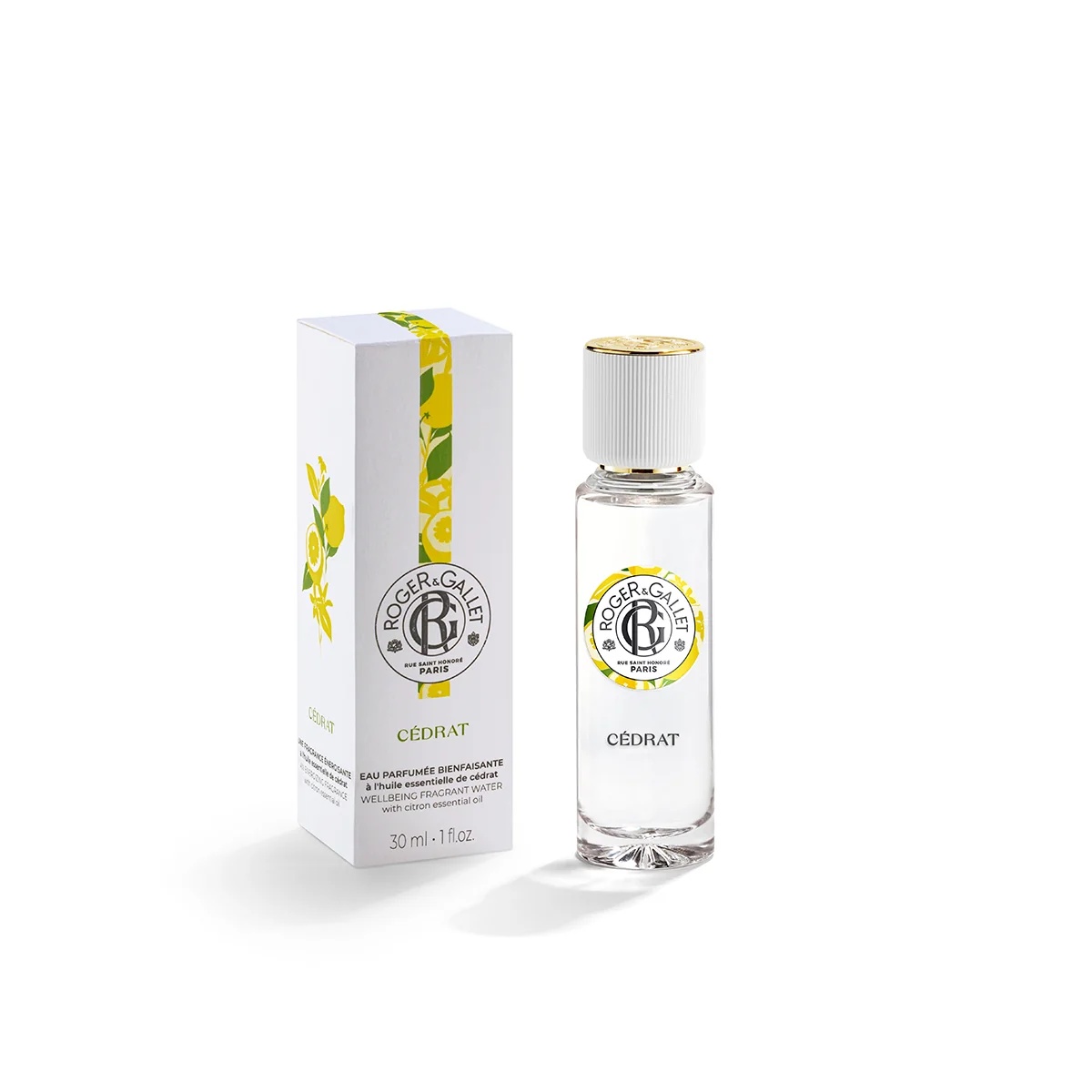 ROGER & GALLET R&G Cedrat Eau Parfumée 30 ml Água perfumada do bem-estar