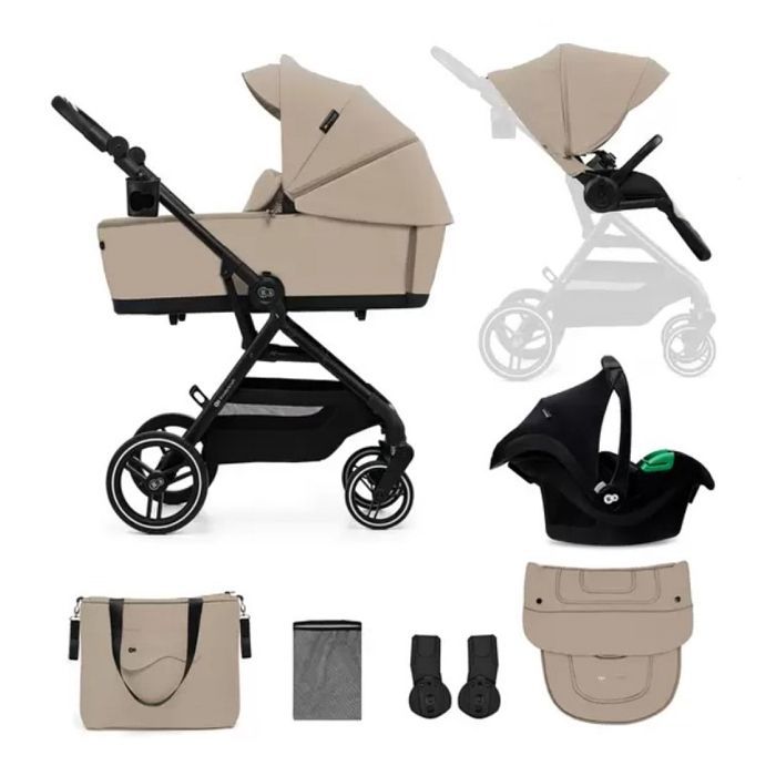 YOXI 3-i-1 Barnvagn Sandbeige